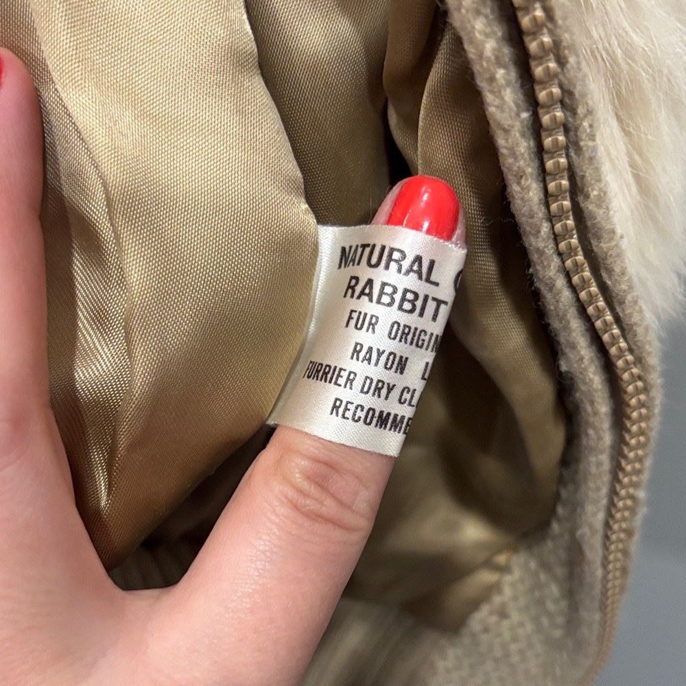 Dino Ricco Rabbit Fur Jacket M - Picture 7 of 9